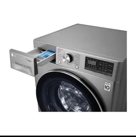 Lava e Seca Smart com Inteligência Artificial AIDD 11Kg LG VC5 Titanium Nova na caixa! - Foto 2