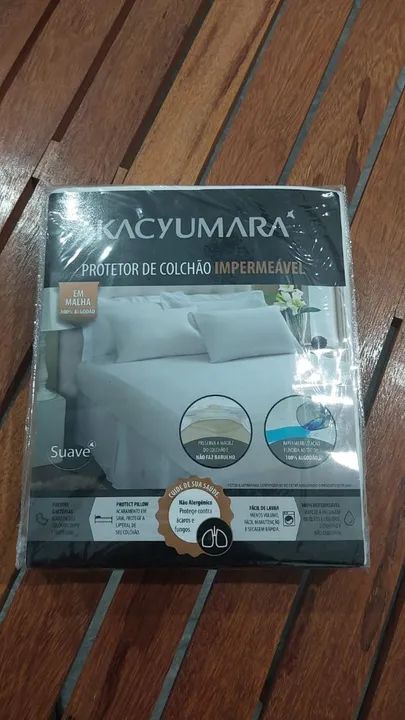 Protetor de Colchão Impermeável em Malha Kacyumara