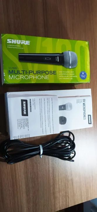 Microfone de Mão SHURE SV100 - Foto 2