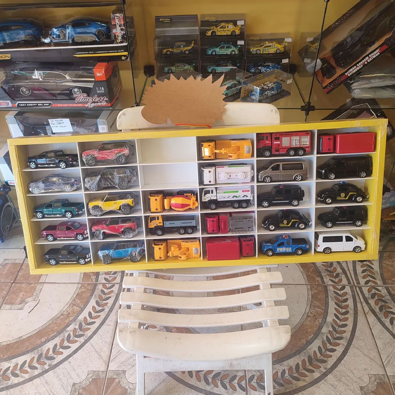 Promoção Quadro expositor para carros de miniaturas 1/43-1/32