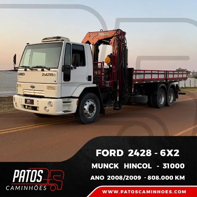 Ford 2428 6x2 Munck Hincol 3100 2008/2009 - Foto 3