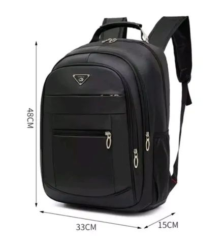 Mochila Grande 5 Bolsos Reforçada Trabalho Escolar - Foto 2