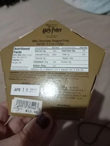 Caixa sapo chocolate e carta Rowena Rawenclaw - Foto 3