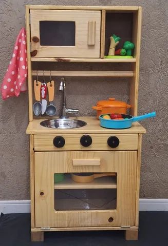Mini Cozinha infantil madeira 