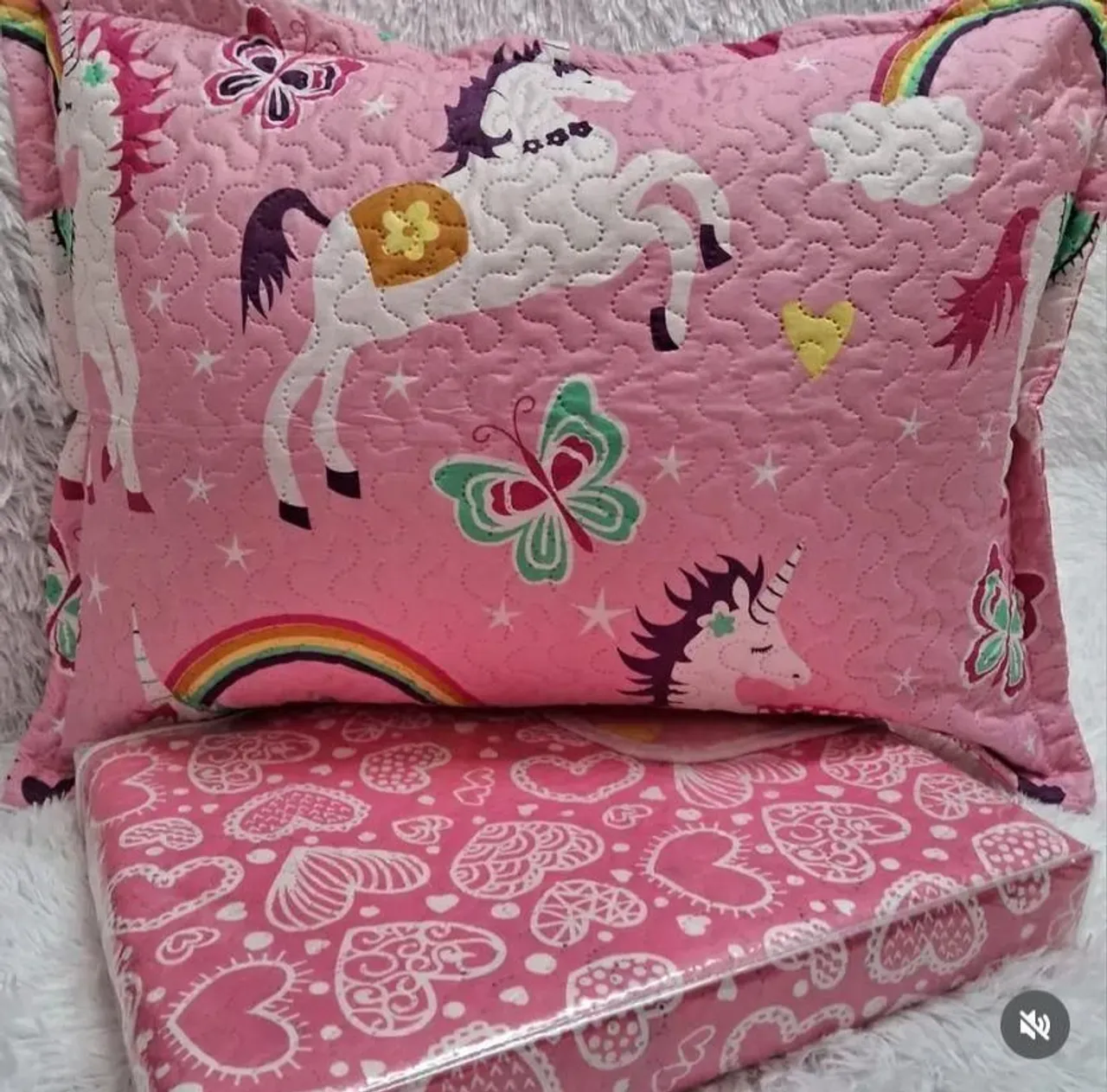 COLCHA INFANTIL DUPLA FACE // com zíper na fronha //