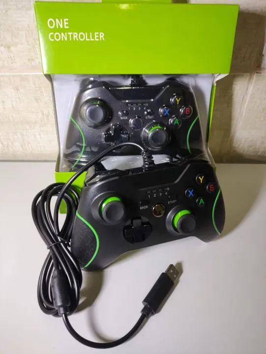 Controle de Xbox One USB com fio. - Foto 2