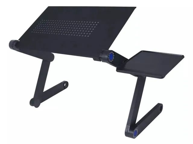 Mesa Articulada Para Notebook Com Mousepad - Preto - Foto 3
