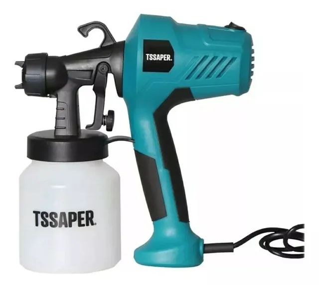 Pistola Pintura Elétrica com Compressor Tinta  - Bico de Metal