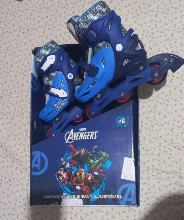Patins Roller Infantil Vingadores
