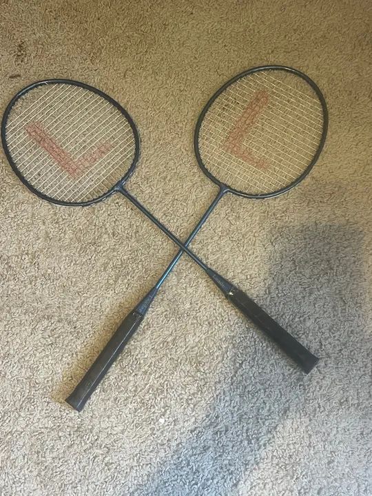 02 Raquetes de Badminton Leader Azuis Original  - Foto 2