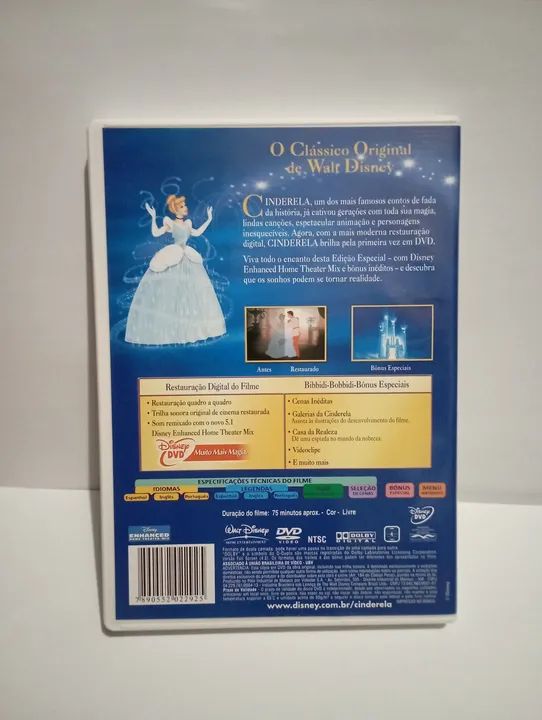 Cinderela - Edição Especial - DVD - Foto 2
