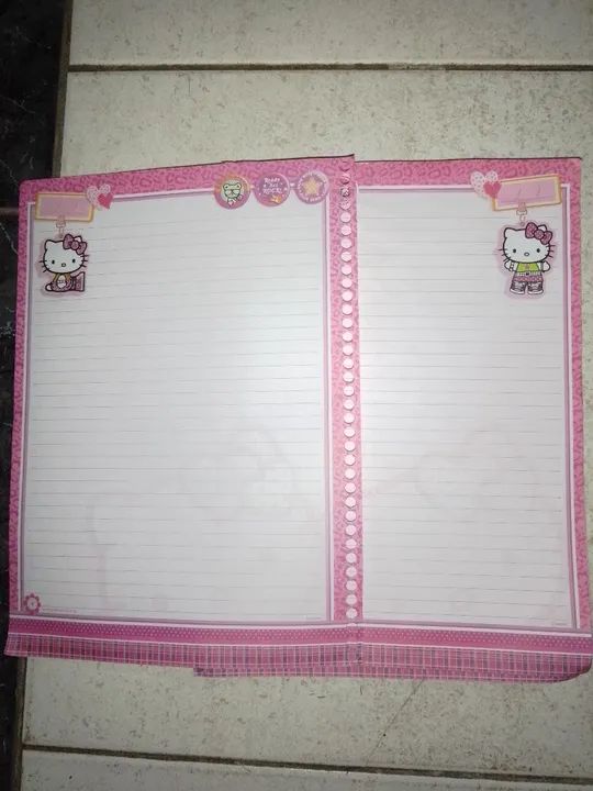 Bloco Hello Kitty 64842096333825120