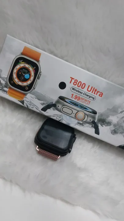 SMARTWATCH T800- COM PULSEIRA METÁLICA
