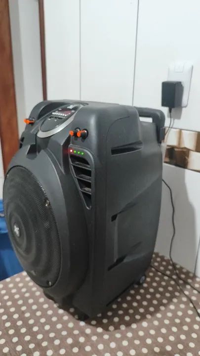 Caixa de Som Bluetooth com Microfone - Foto 5