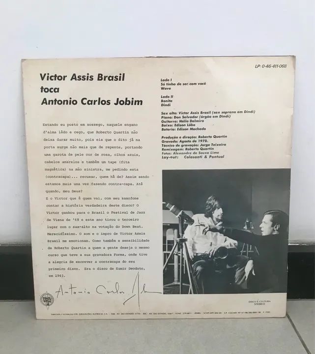 LP Victor Assis Brasil Toca Antonio Carlos Jobim - Foto 2