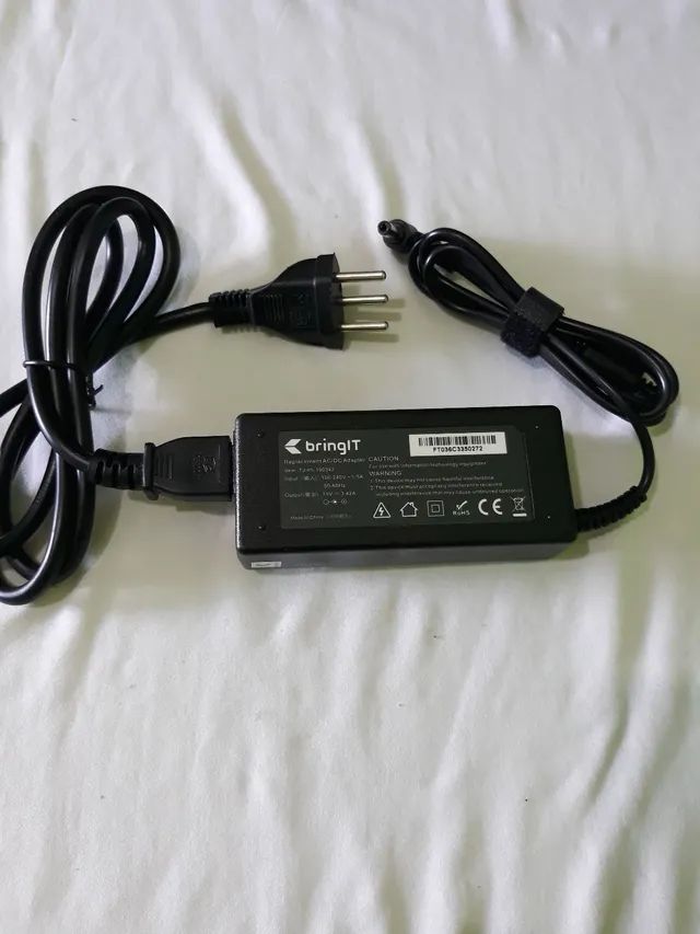Carregador fonte para notebook e outros na especificações  output 19v  3.42a  bivolt nova  - Foto 3