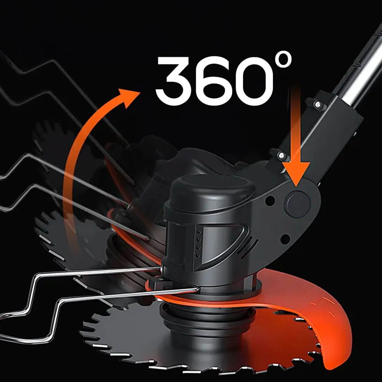 Cortador de Grama Roçadeira Potente Recarregável C/2 bat.21v Novo/Nota Fiscal/Garantia  - Foto 5