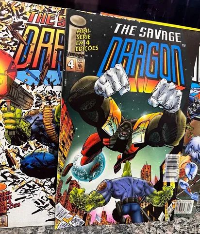 Savage Dragon completa em 4 edições, perfeito estado. - Foto 3