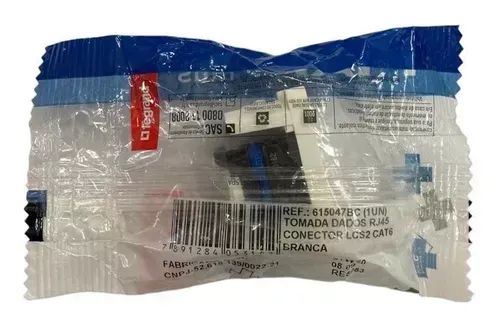 Tomada dados rj45 cat 6 branca 615047bc - PIAL PLUS - Foto 4