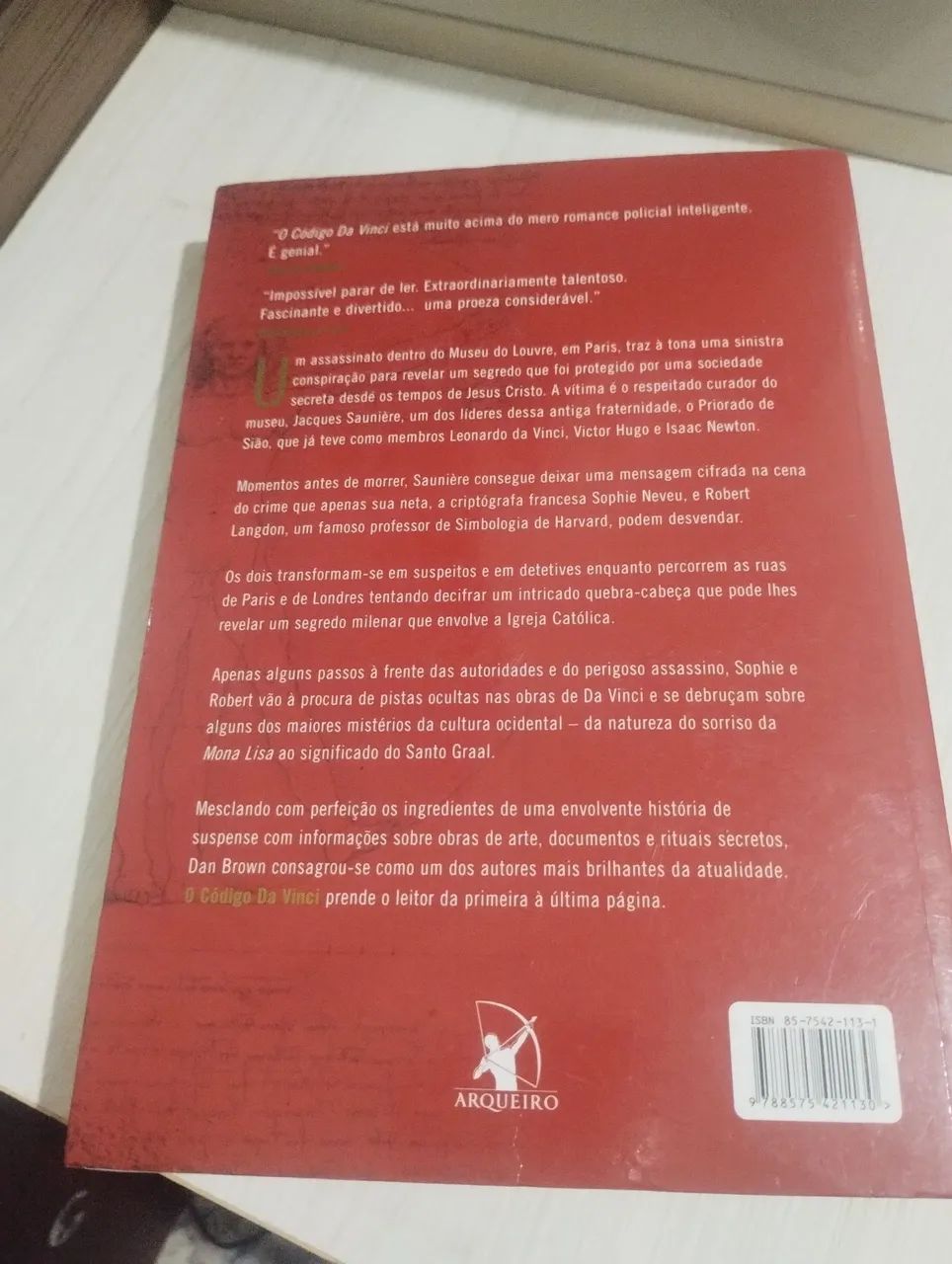 Livro O Cód da Vinci - Foto 3