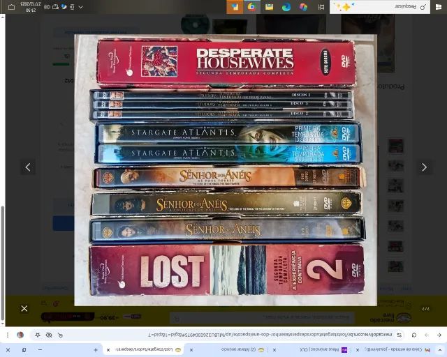 Lost/stargate/tudors/desperate/senhor Dos Anéis(pacote) - Foto 3
