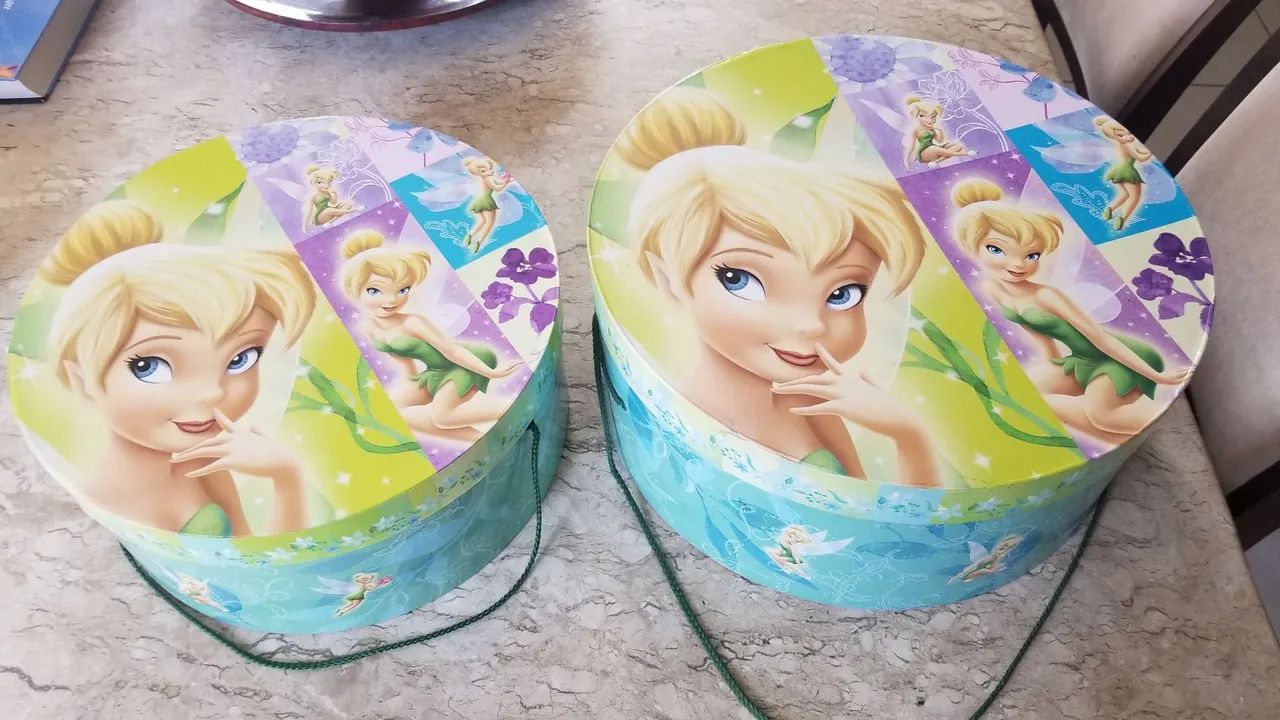 Caixas Decorativas da Tinker Bell - original Disney