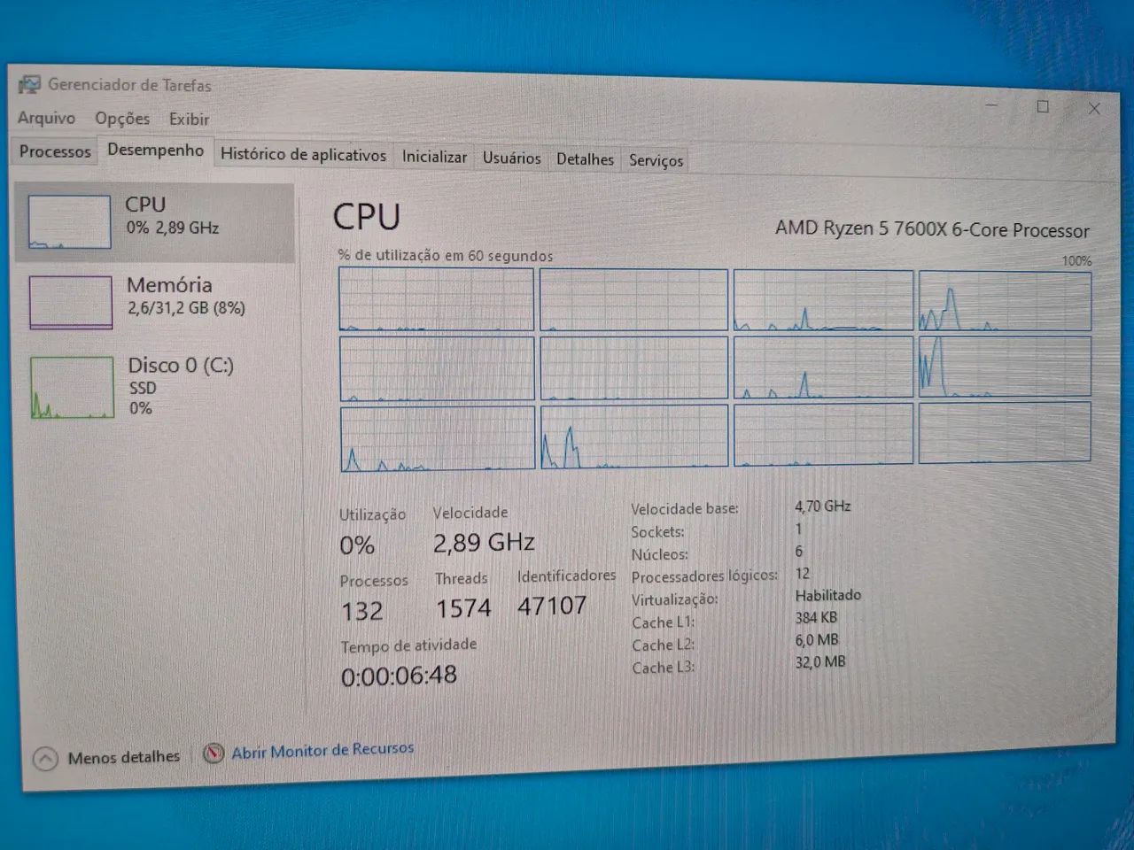 Ryzen 5 7600x 