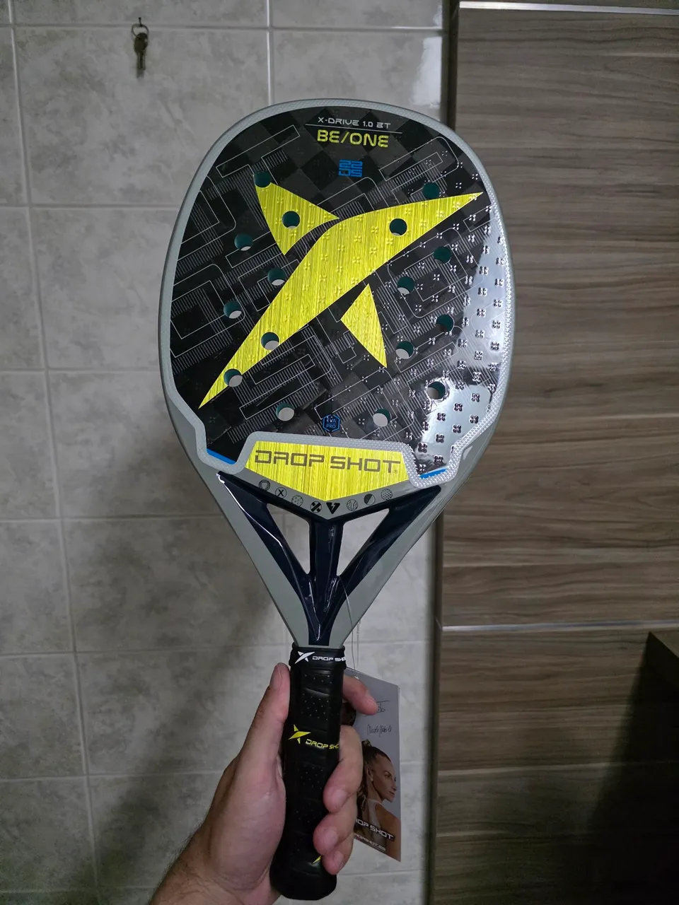 Raquete de Beach Tennis Drop Shot X-Drive 1.0 BT