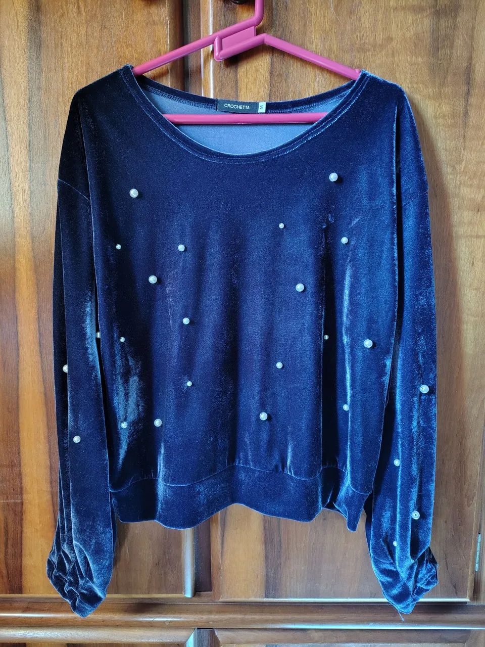 Blusa Feminina Manga Comprida Crochetta M - Foto 2