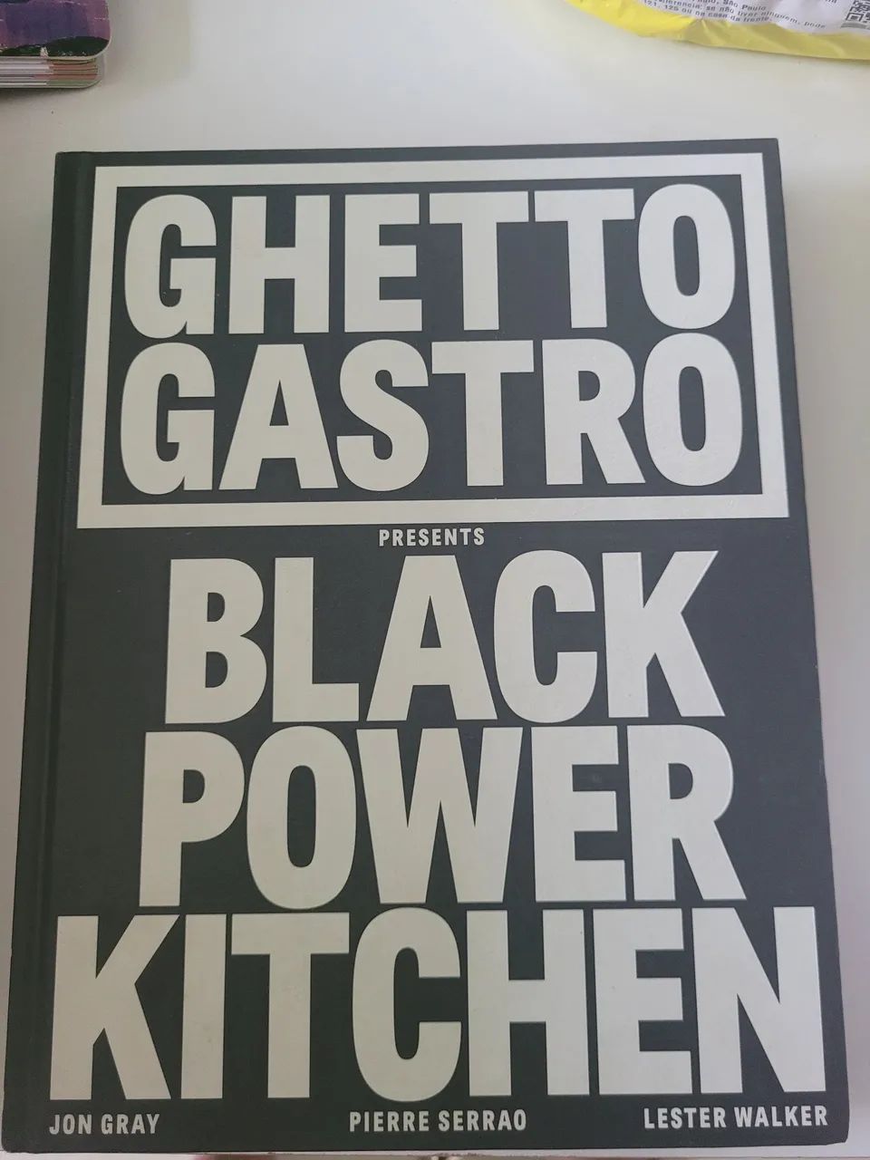 Livro Ghetto Gastro Black Power Kitchen