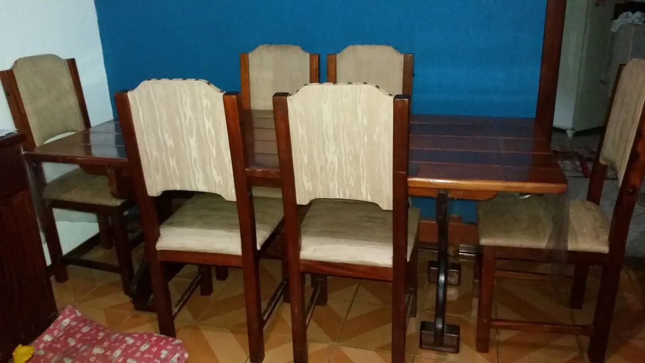 Mesa de Jantar com 6 Cadeiras64341728170883120