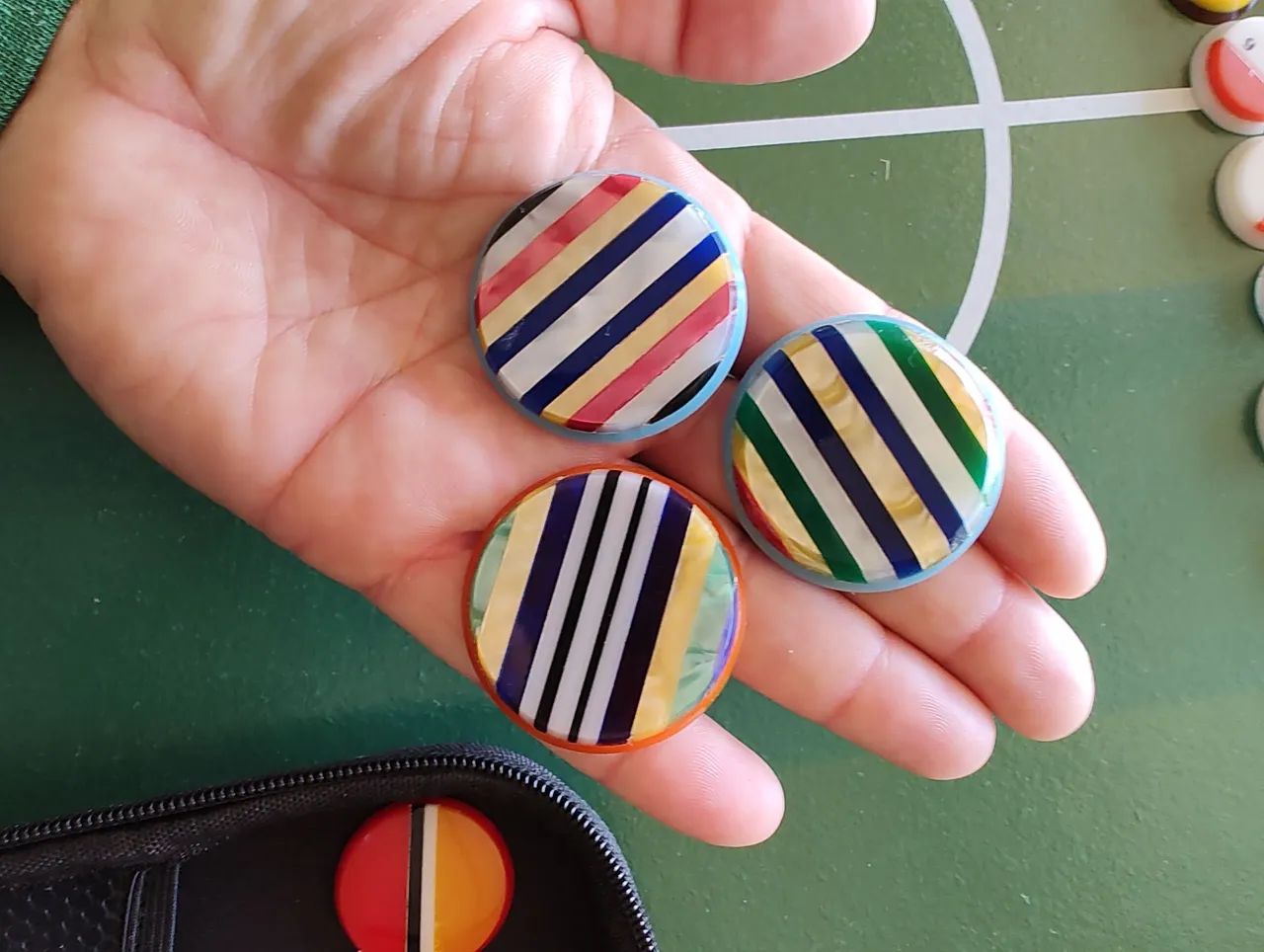 Futebol de botão. Lote Zebrão 
