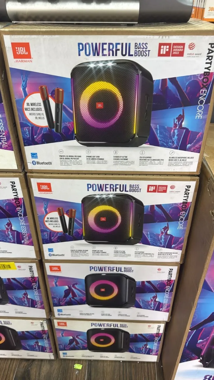 JBL Encore 2  Com 2 Microfones Lacrada.
