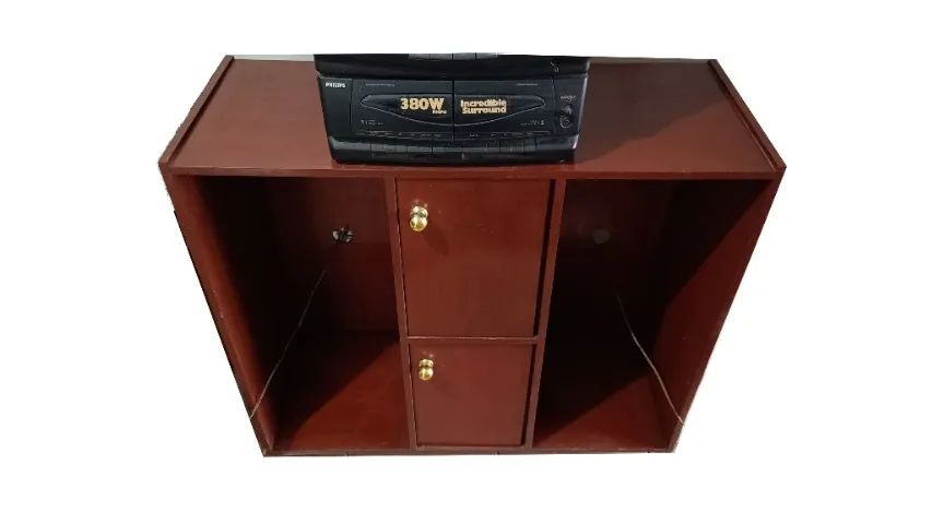 Estante Rack para sala madeira maciça  - RETIRADA EM CASCADURA - Foto 4