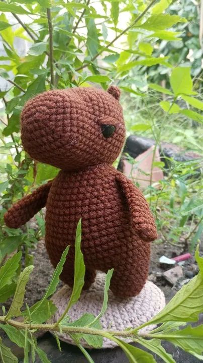 Boneco de crochê amigurumi - Capivara - Foto 5