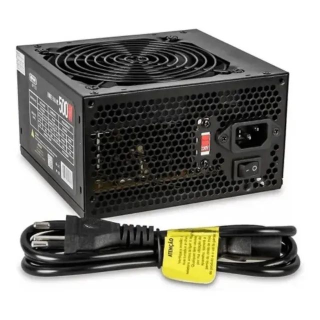 Fonte Para Alimentação Desktop Potencia 500w Bivolt - Foto 2