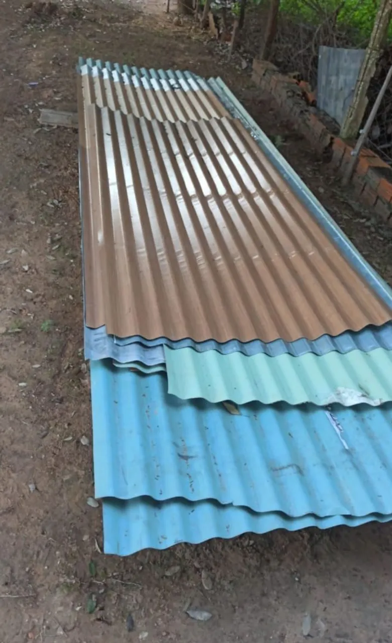 Tapume aço galvanizado coloridas