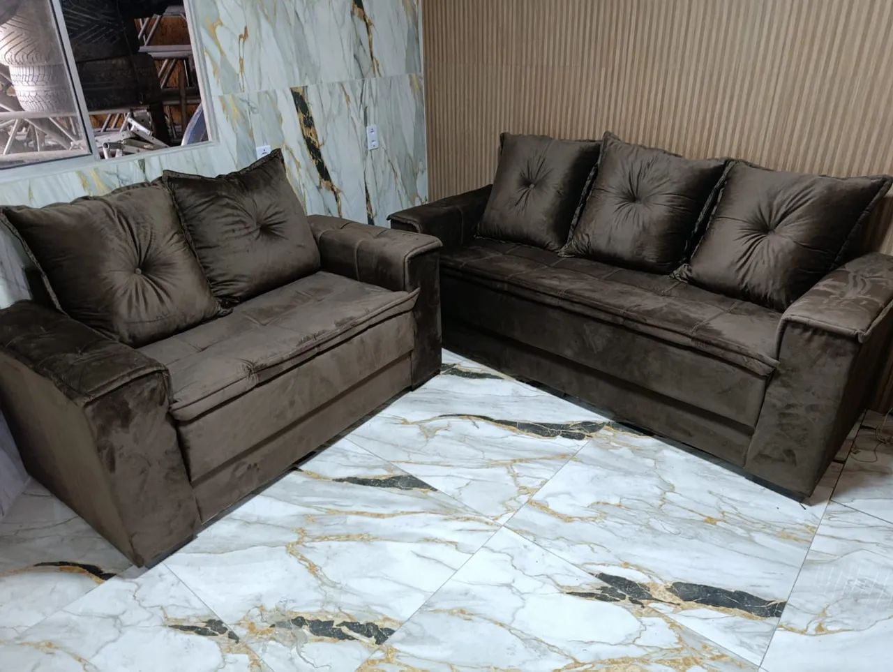 Sofá Roma novo modelo 2 e 3 lugares  - Foto 4