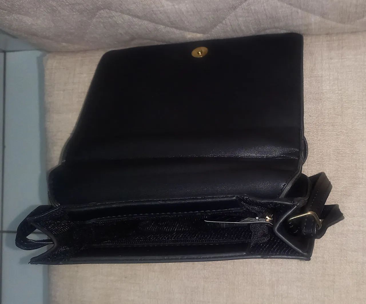 Bolsa Feminina de Ombro Preta - Foto 5