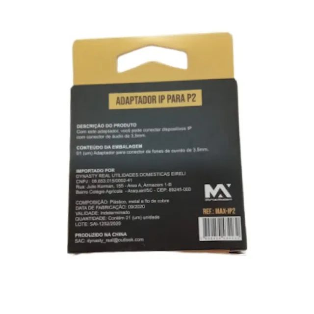 Cabo Adaptador Light x P2 Femea para Iphone MAX-IP2  - Foto 4