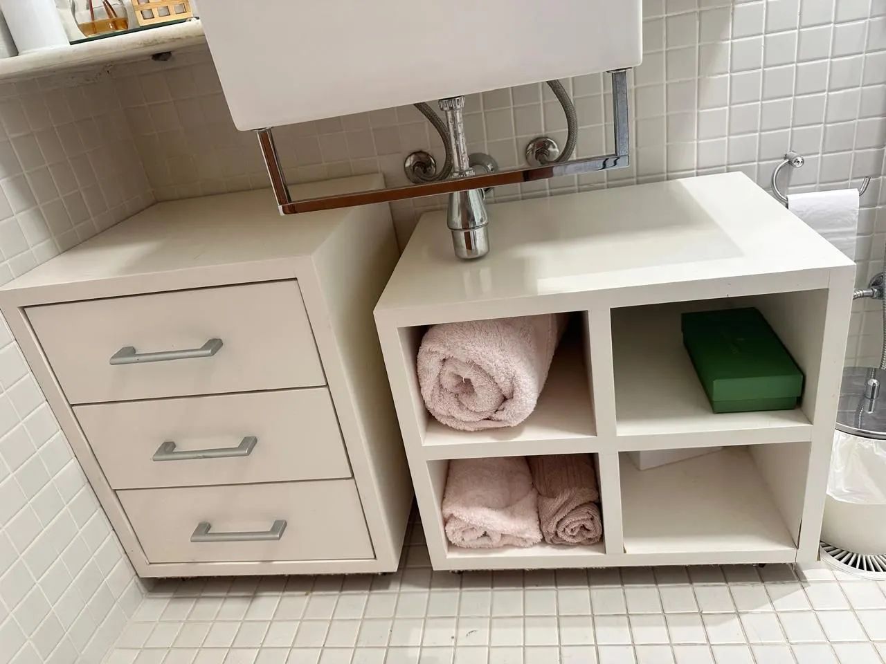 Pia banheiro granito + cuba + nicho + gaveteiro  - Foto 4