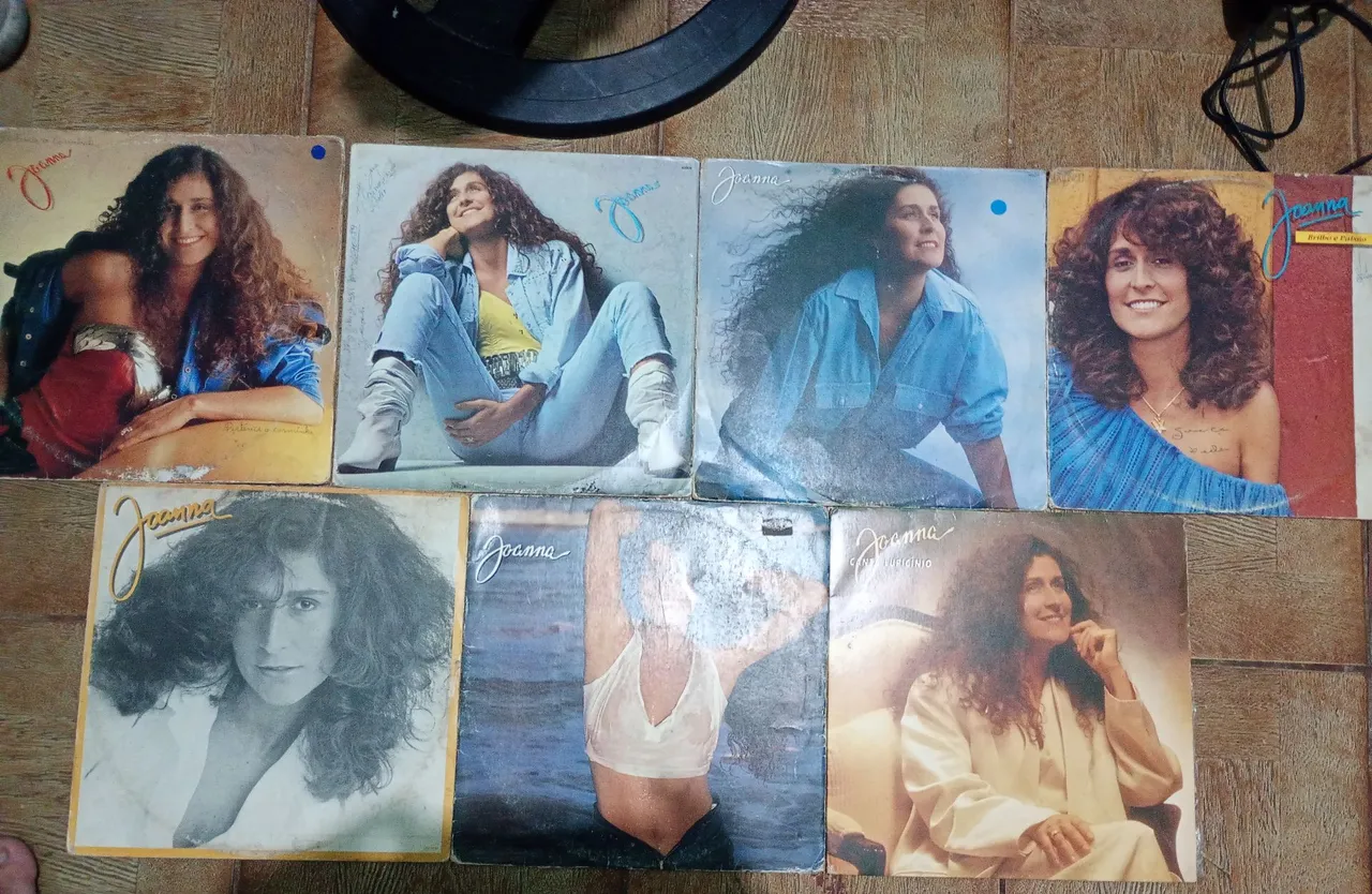 Coleção 7 Lps Joana/Disco de Vinil/MPB/Musica