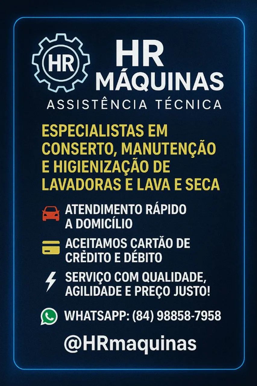 Consertos de máquinas de lavar 