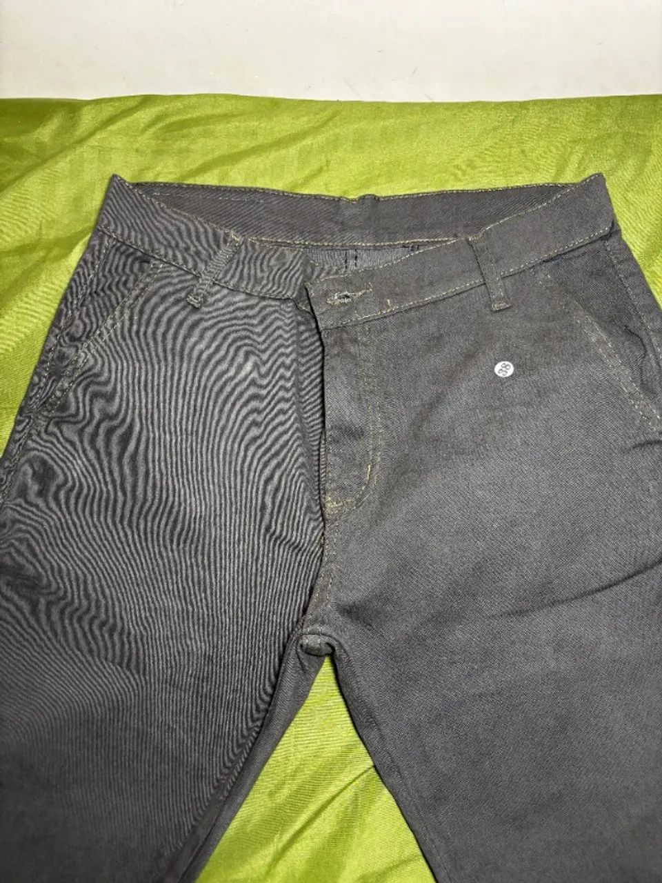 Calça de Sarja Masculina Cinza Tam. 38 - Nova, Nunca Usada!