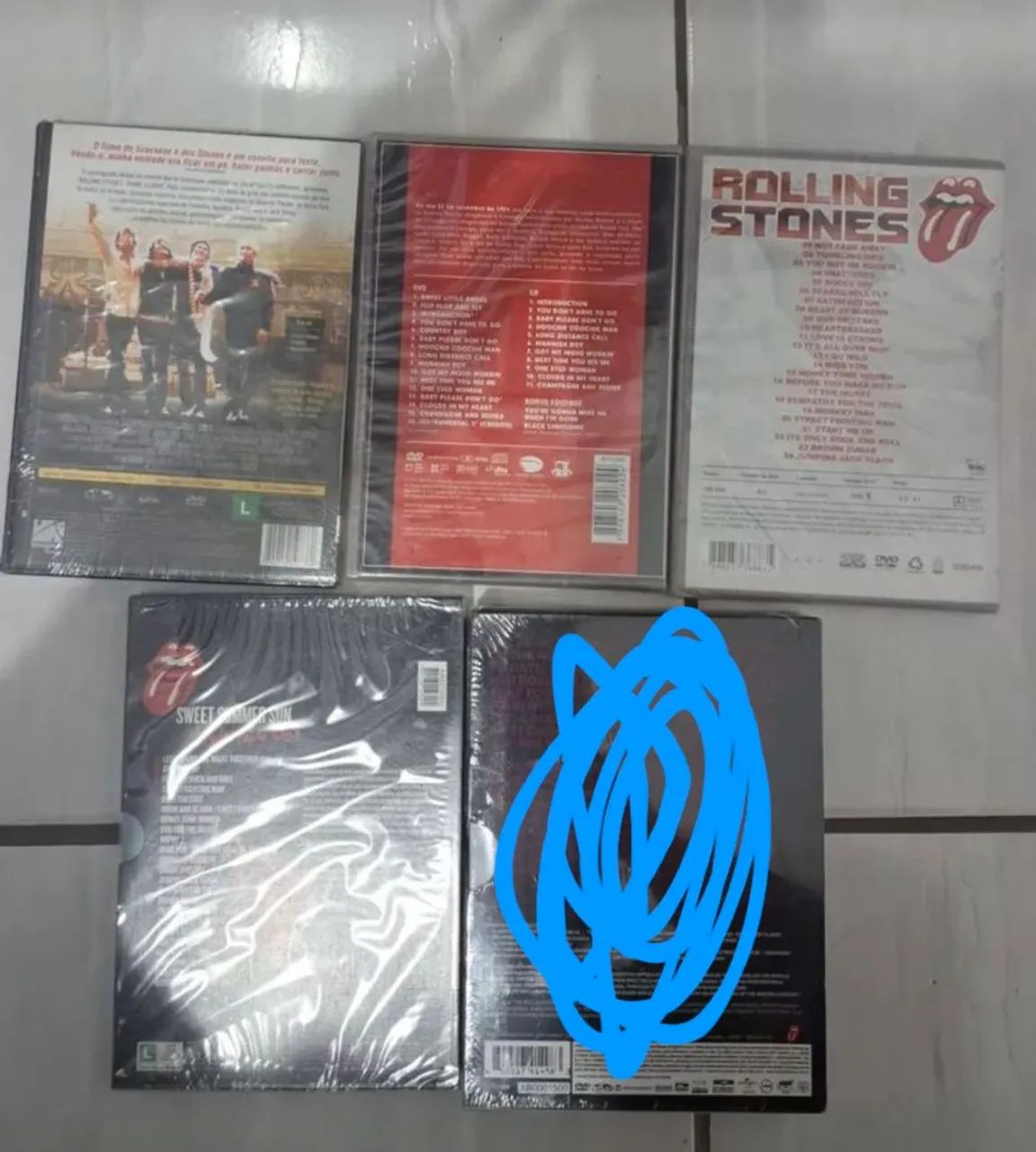 The Rolling Stones DVD coleção com 4 dvds lacrados - Foto 2