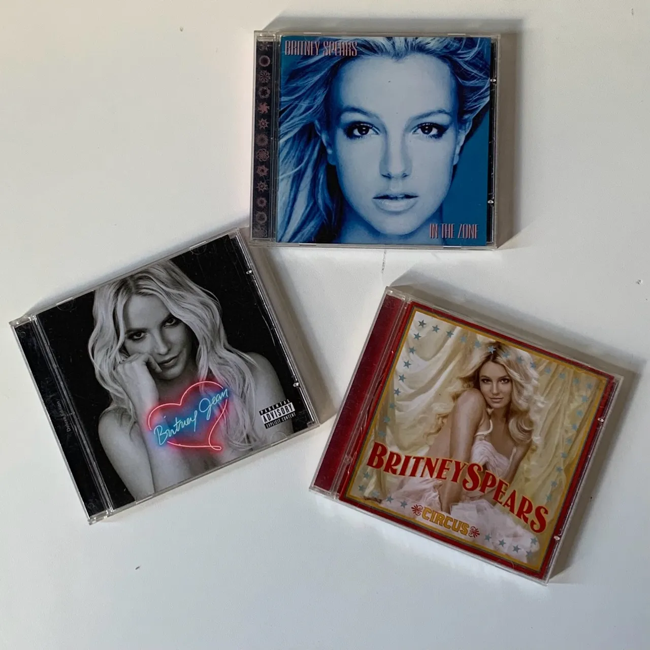 Coleção CDs Britney Spears - In the Zone, Britney Jean, Circus