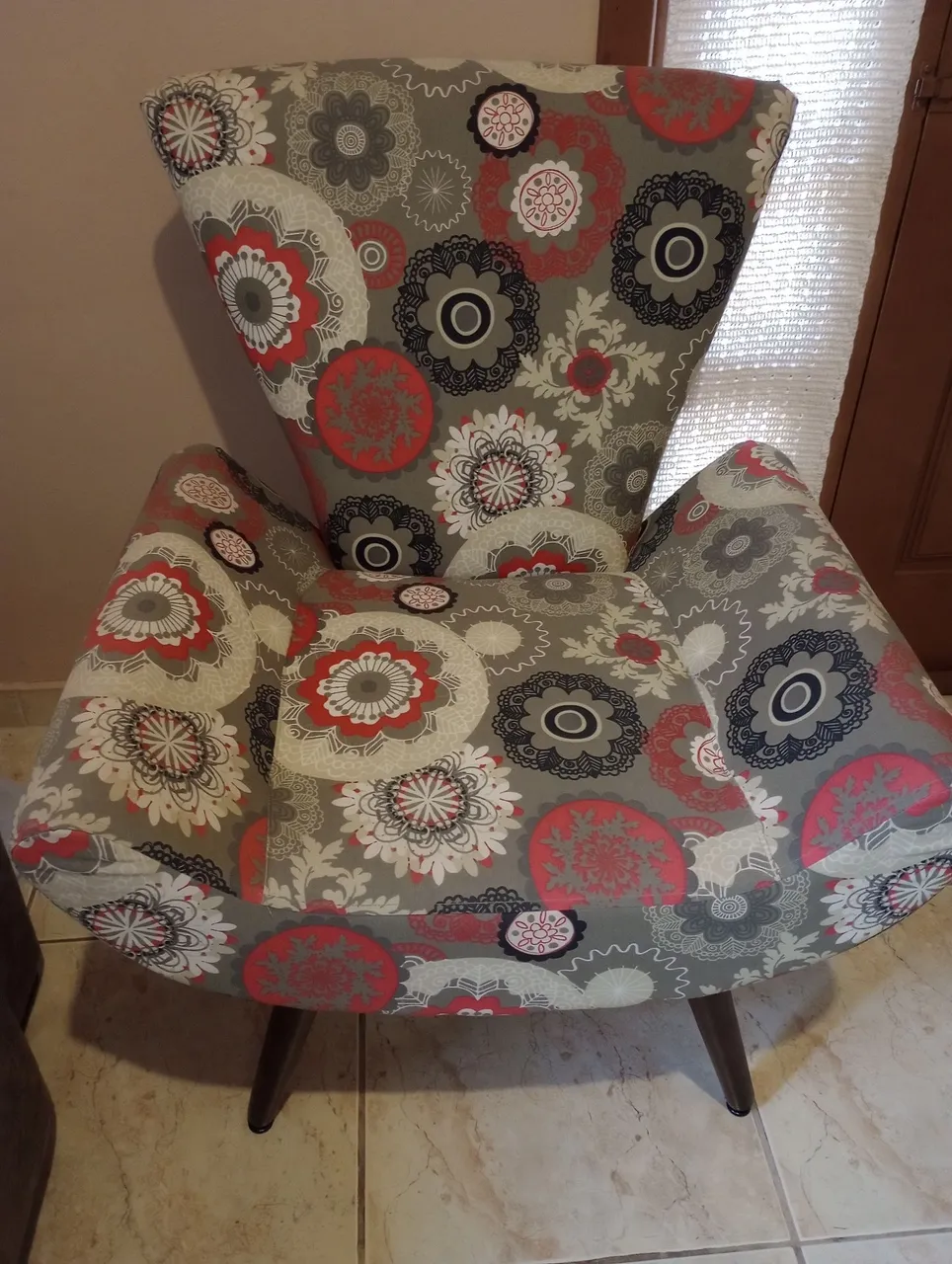 Poltrona Decorativa Floral