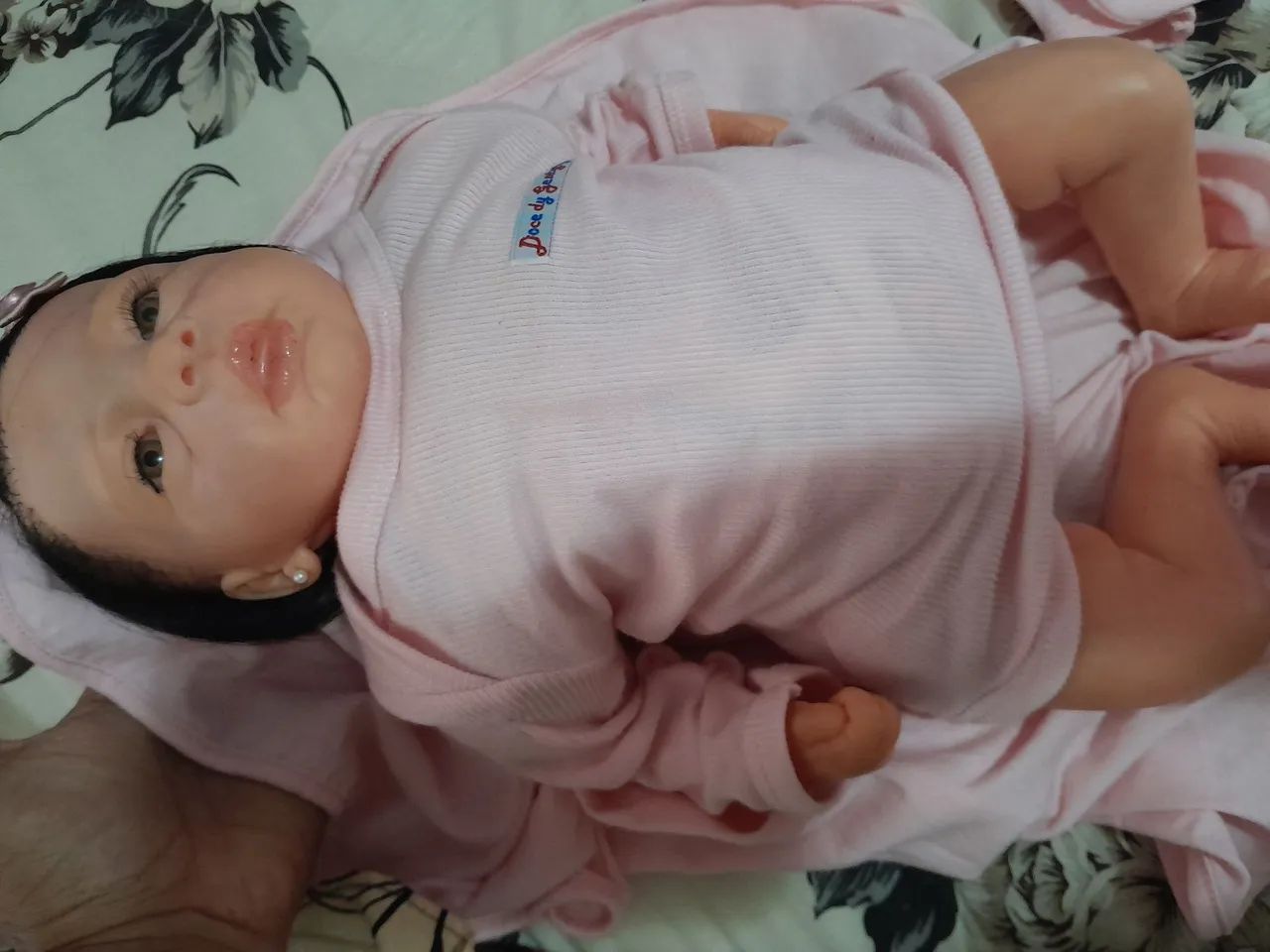 Bebe reborn recém nascida usada - Foto 2