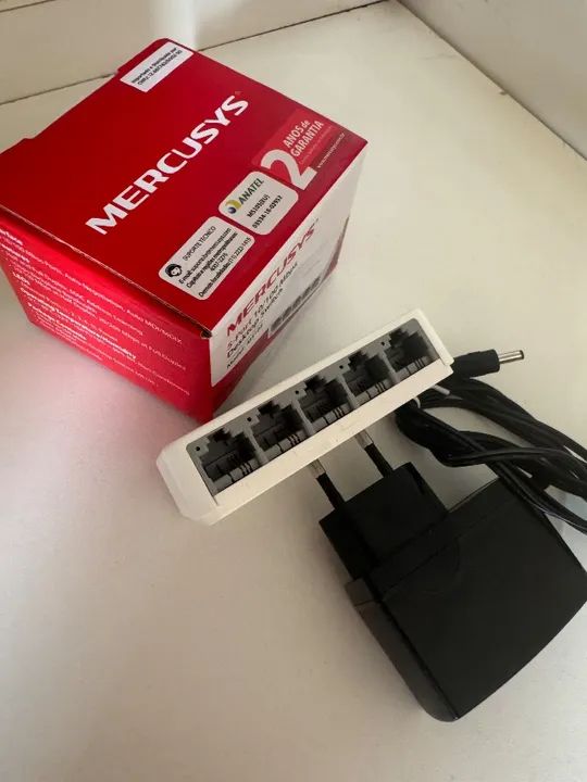 Switch Marcusys 5 portas 10/100Mbps - Foto 2