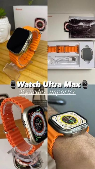 Relógios inteligentes Smartwatch Series 8 ULTRA 49 mm com Pulseira Extra  - Foto 5